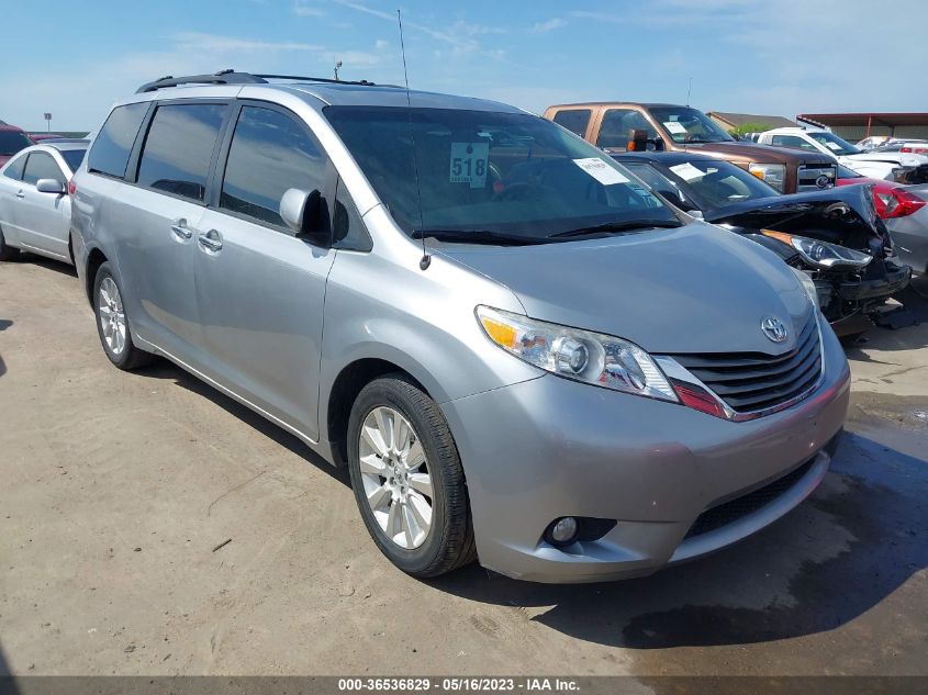 VIN 5TDDK3DC1ES076218 2014 TOYOTA SIENNA no.1