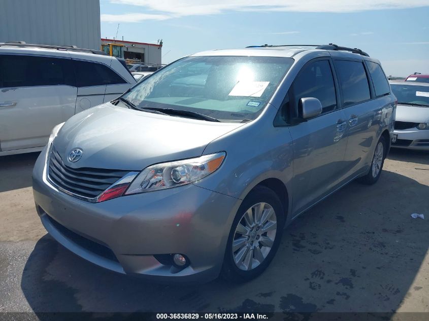 VIN 5TDDK3DC1ES076218 2014 TOYOTA SIENNA no.2