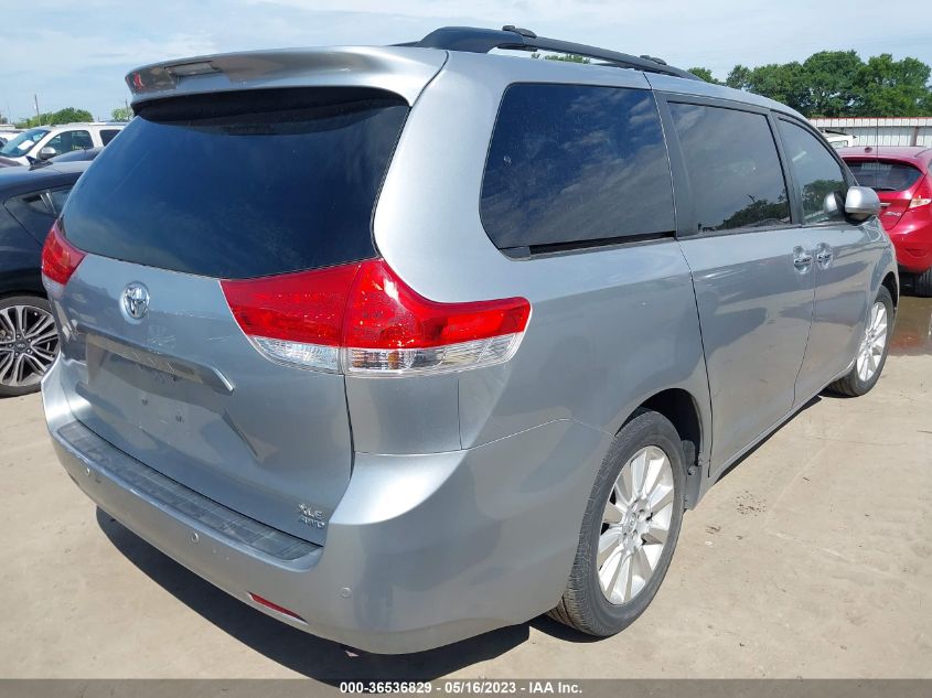 VIN 5TDDK3DC1ES076218 2014 TOYOTA SIENNA no.4