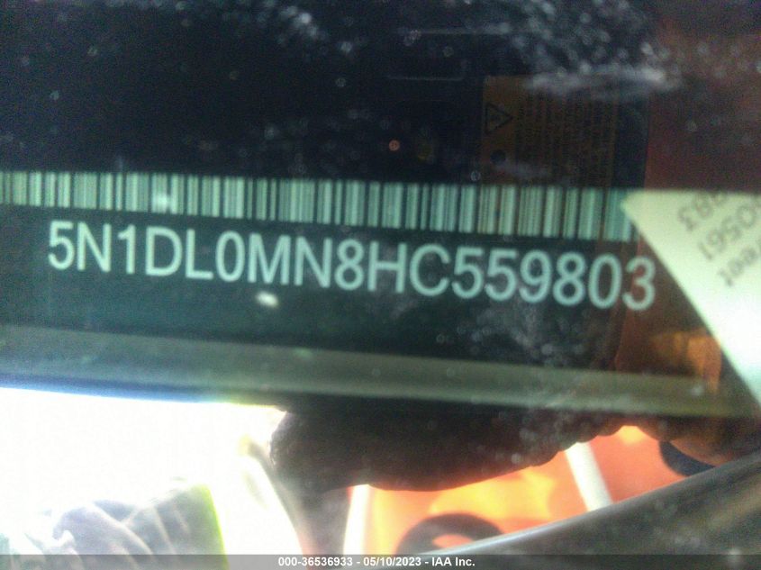 2017 INFINITI QX60 - 5N1DL0MN8HC559803