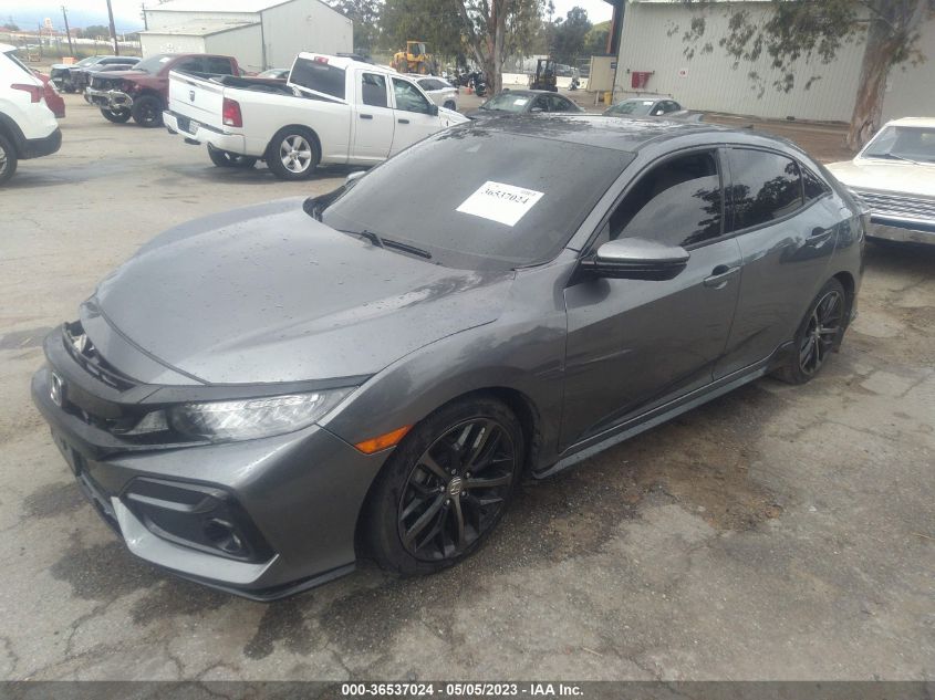 2020 HONDA CIVIC HATCHBACK SPORT TOURING - SHHFK7H99LU421428