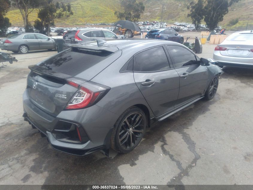 2020 HONDA CIVIC HATCHBACK SPORT TOURING - SHHFK7H99LU421428