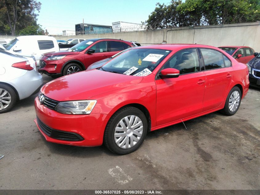 2014 VOLKSWAGEN JETTA SEDAN SE - 3VWD17AJ4EM227577