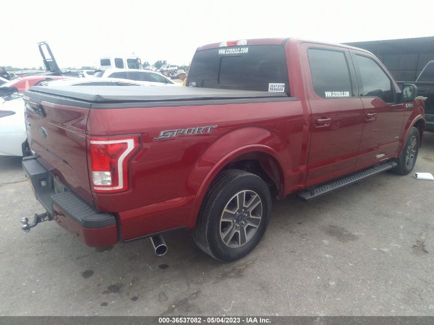 2016 FORD F-150 XL/LARIAT/XLT - 1FTEW1CP6GKD73349