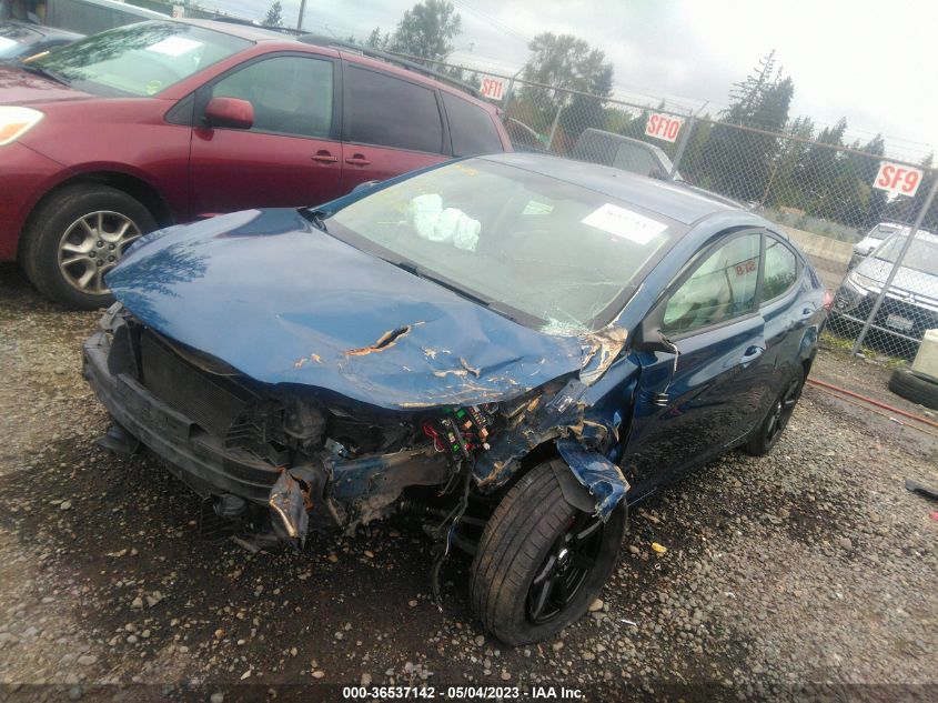 2013 HYUNDAI ELANTRA GLS - KMHDH4AE3DU952089