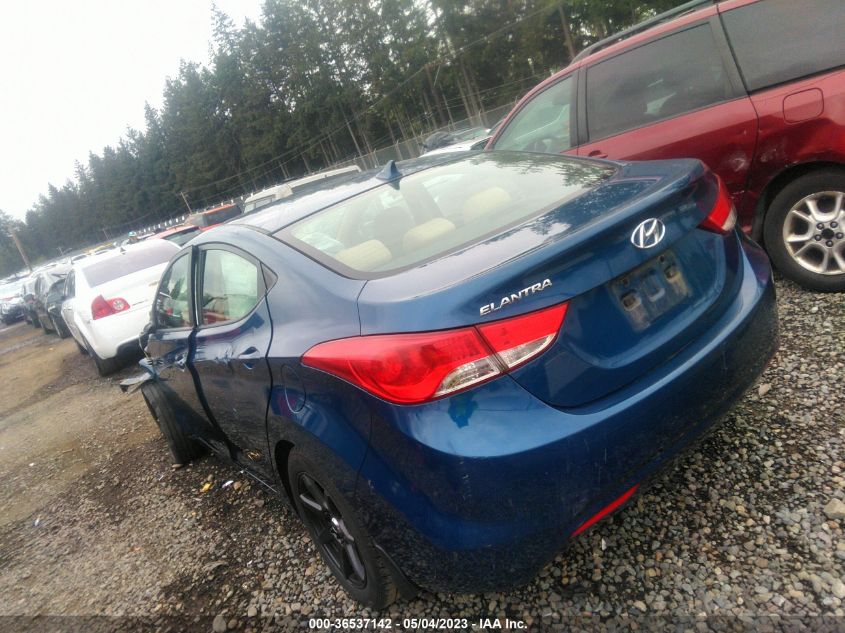 2013 HYUNDAI ELANTRA GLS - KMHDH4AE3DU952089