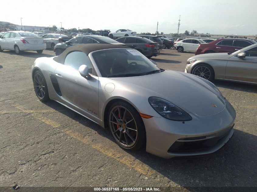 2021 PORSCHE 718 BOXSTER GTS 4.0/25 YEARS - WP0CD2A86MS232081