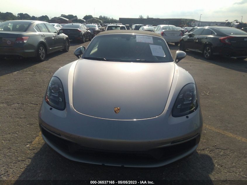2021 PORSCHE 718 BOXSTER GTS 4.0/25 YEARS WP0CD2A86MS232081