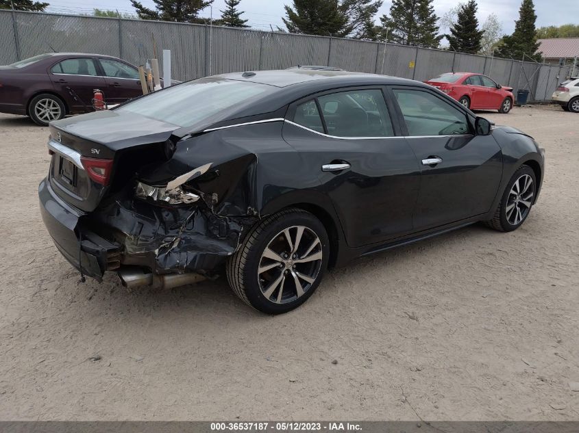 2017 NISSAN MAXIMA SV - 1N4AA6AP8HC401814