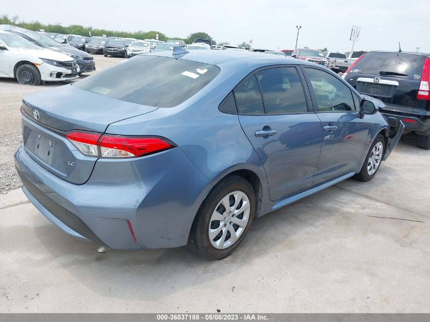 2022 TOYOTA COROLLA LE - JTDEPMAE7N3014762