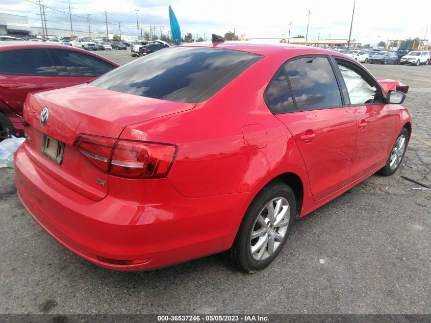 2015 VOLKSWAGEN JETTA SEDAN 1.8T SE - 3VWD17AJ6FM265247