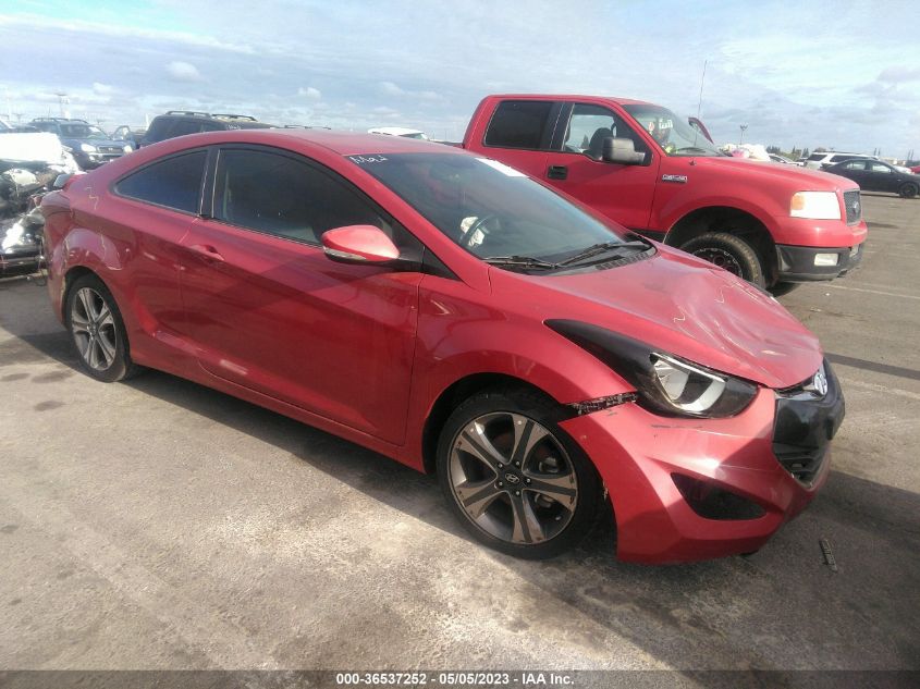 2014 HYUNDAI ELANTRA COUPE - KMHDH6AH4EU025142