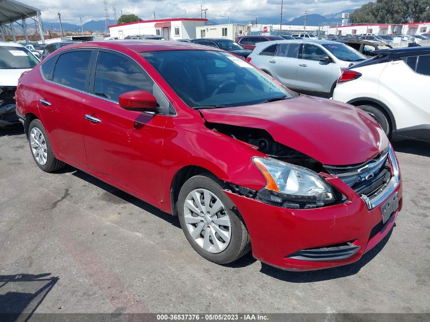 2013 NISSAN SENTRA S - 3N1AB7APXDL560459