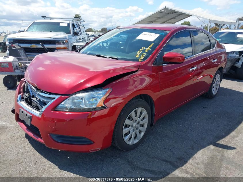 2013 NISSAN SENTRA S - 3N1AB7APXDL560459