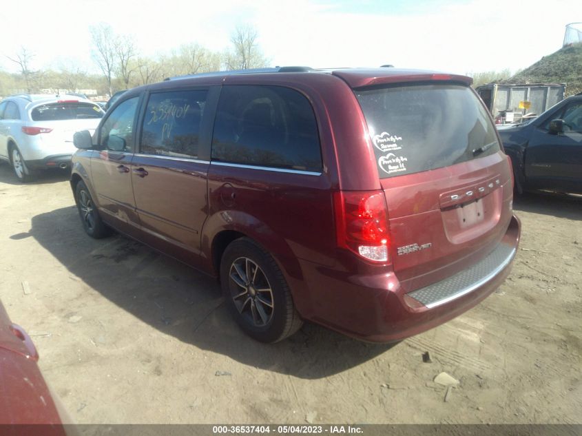 2017 DODGE GRAND CARAVAN SXT - 2C4RDGCG6HR873332