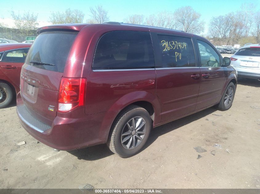 2017 DODGE GRAND CARAVAN SXT - 2C4RDGCG6HR873332