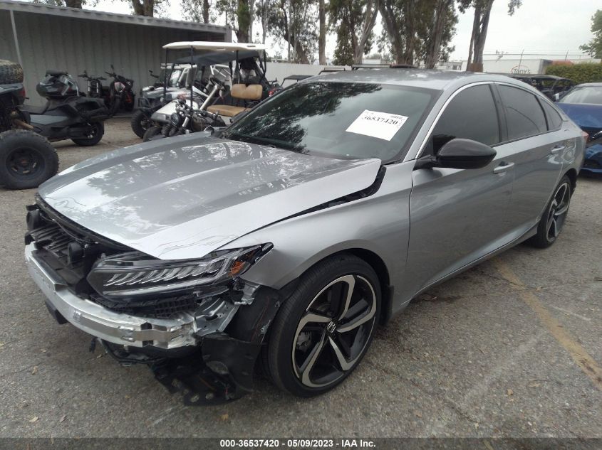 2022 HONDA ACCORD SEDAN SPORT - 1HGCV1F32NA115224