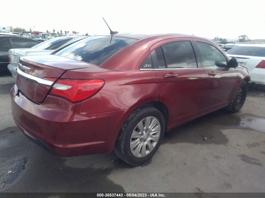 2014 CHRYSLER 200 LX - 1C3CCBAB3EN213295