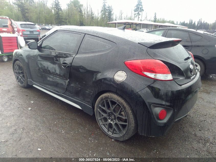 2016 HYUNDAI VELOSTER TURBO - KMHTC6AE5GU257932
