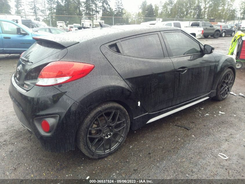 2016 HYUNDAI VELOSTER TURBO - KMHTC6AE5GU257932