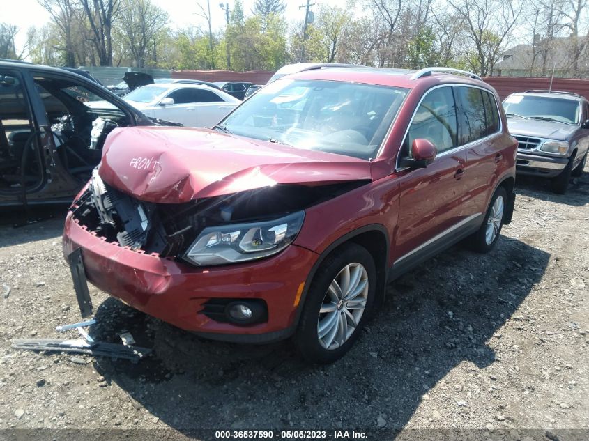 2016 VOLKSWAGEN TIGUAN SE - WVGBV7AX7GW058429