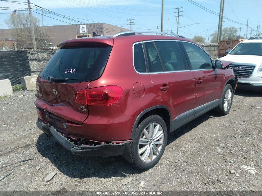 2016 VOLKSWAGEN TIGUAN SE - WVGBV7AX7GW058429