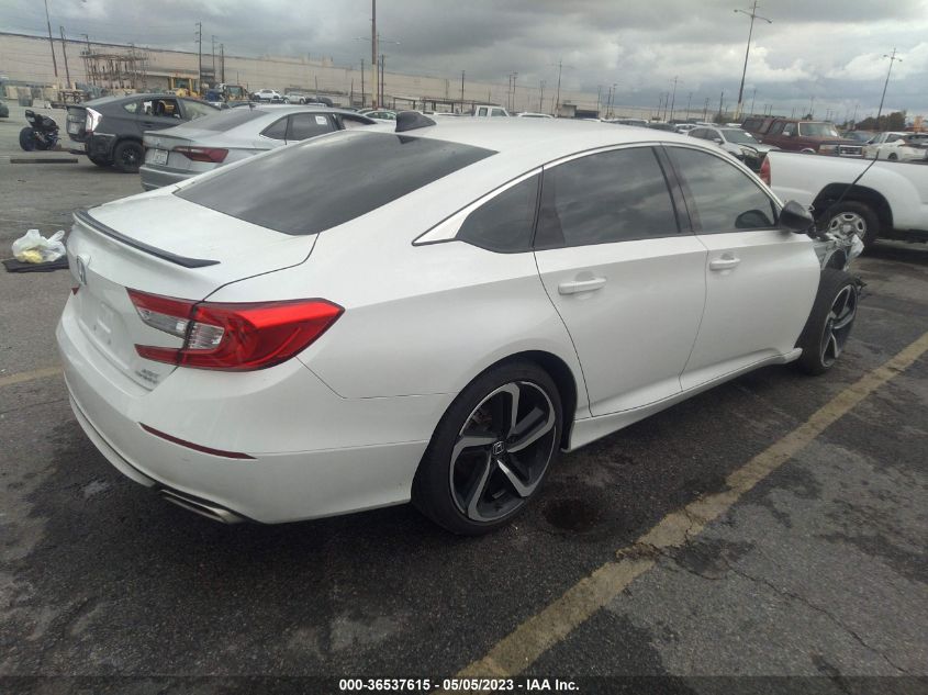 2021 HONDA ACCORD SEDAN SPORT - 1HGCV2F33MA005450