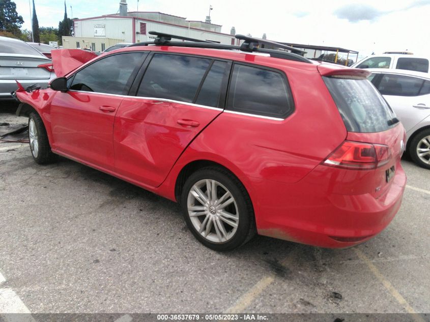 2015 VOLKSWAGEN GOLF SPORTWAGEN TDI SE 3VWCA7AU5FM519939