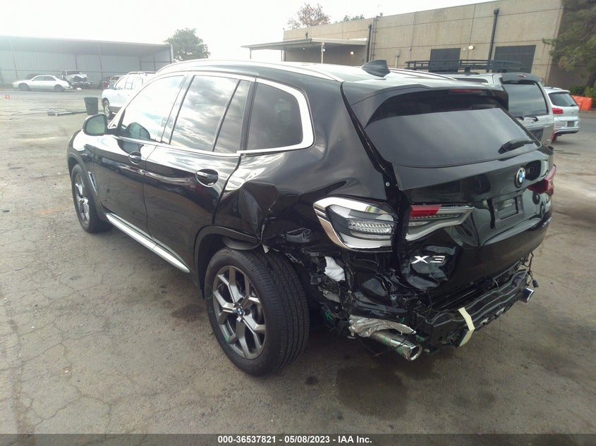 VIN 5UXTY5C0XM9F50663 2021 BMW X3 XDRIVE30I