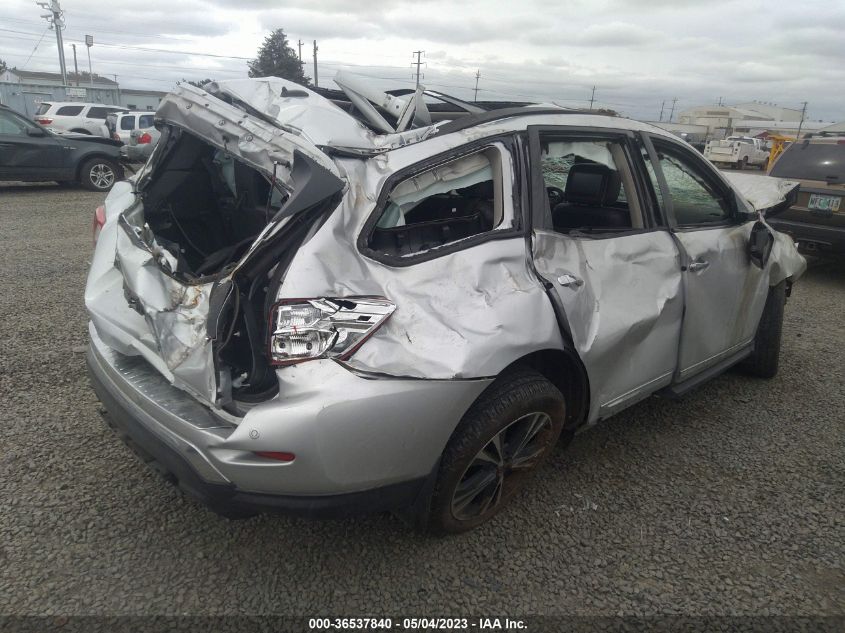 2017 NISSAN PATHFINDER PLATINUM - 5N1DR2MN1HC637851