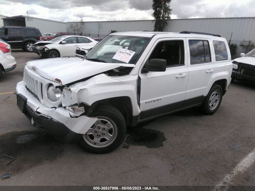 2015 JEEP PATRIOT SPORT - 1C4NJPBA3FD219800