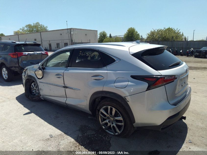2015 LEXUS NX 300H JTJBJRBZ9F2019839