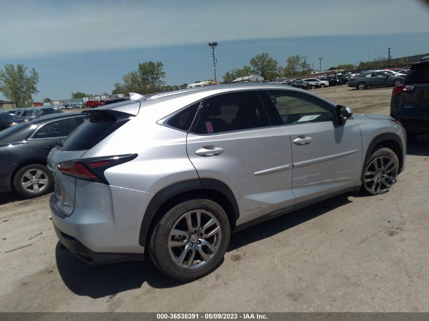 2015 LEXUS NX 300H JTJBJRBZ9F2019839