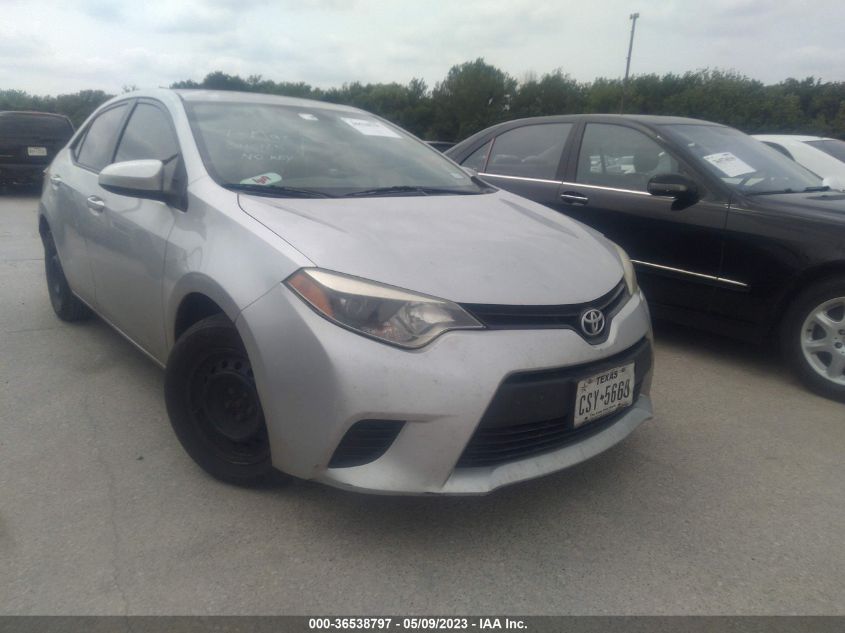 2014 TOYOTA COROLLA L/LE/S/S PLUS/LE PLUS - 5YFBURHE9EP046165