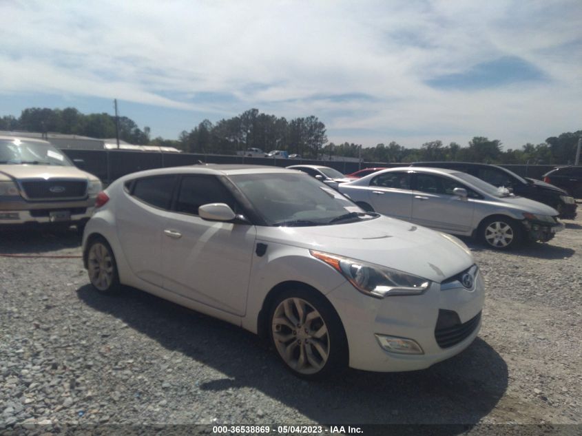 2013 HYUNDAI VELOSTER W/BLACK INT - KMHTC6AD2DU094854