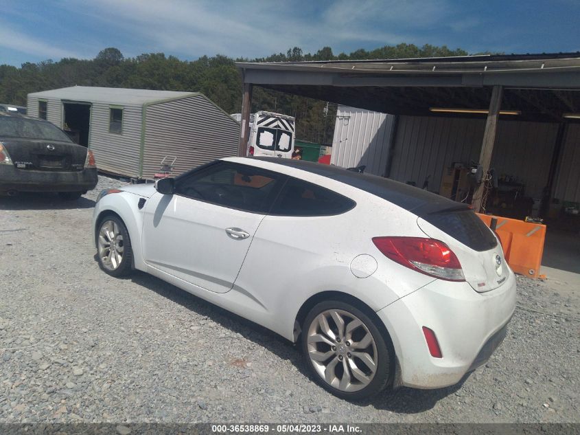 2013 HYUNDAI VELOSTER W/BLACK INT - KMHTC6AD2DU094854