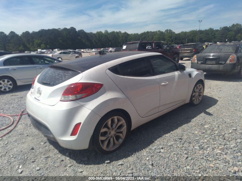 2013 HYUNDAI VELOSTER W/BLACK INT - KMHTC6AD2DU094854