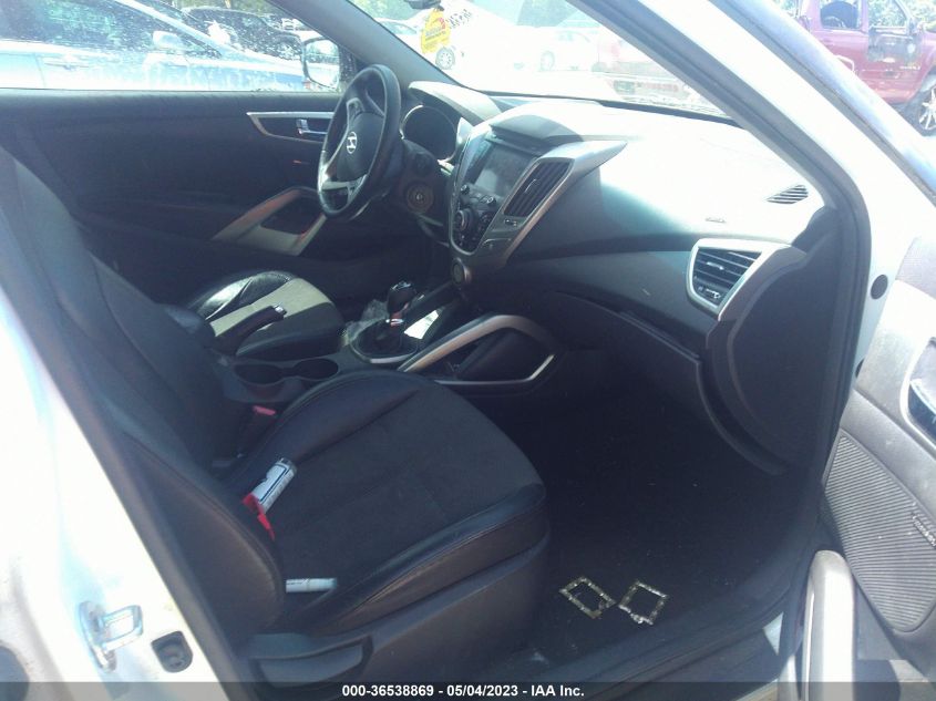 2013 HYUNDAI VELOSTER W/BLACK INT - KMHTC6AD2DU094854
