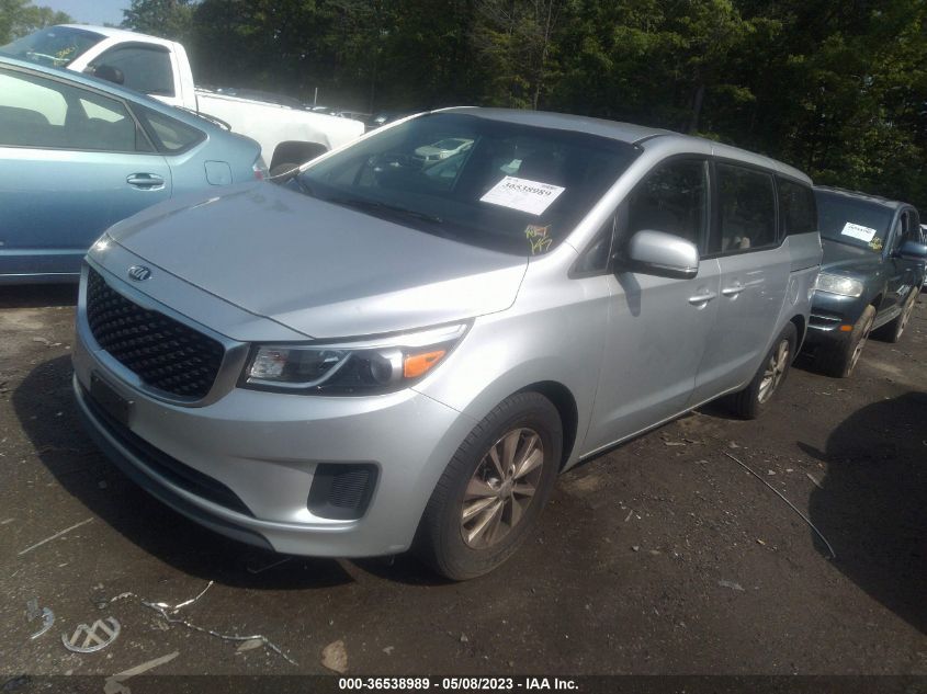 2017 KIA SEDONA L - KNDMA5C11H6291682