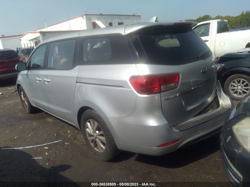 2017 KIA SEDONA L - KNDMA5C11H6291682