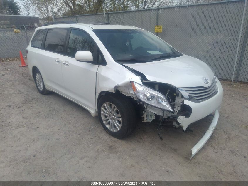 2015 TOYOTA SIENNA XLE/XLE AAS/LTD - 5TDYK3DC8FS552693