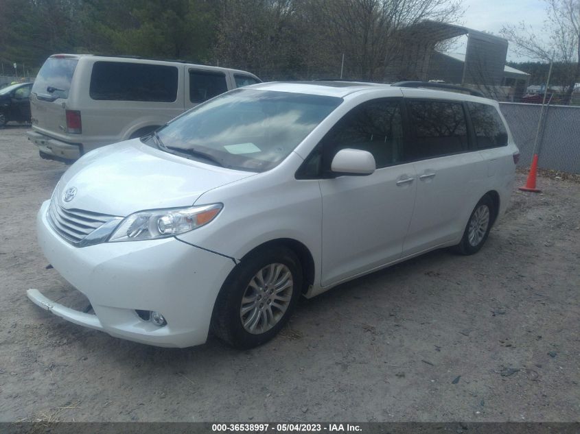 2015 TOYOTA SIENNA XLE/XLE AAS/LTD - 5TDYK3DC8FS552693