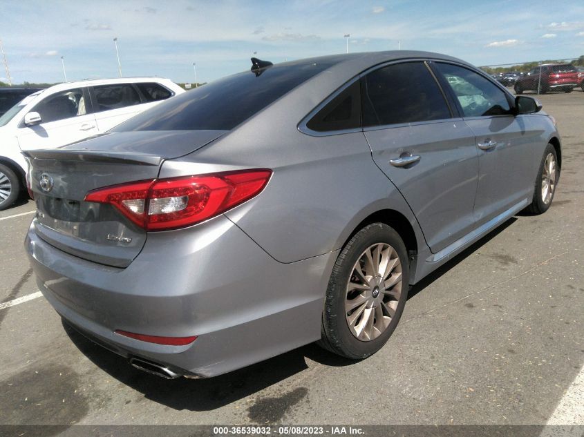 2015 HYUNDAI SONATA 2.4L LIMITED - 5NPE34AF8FH245308