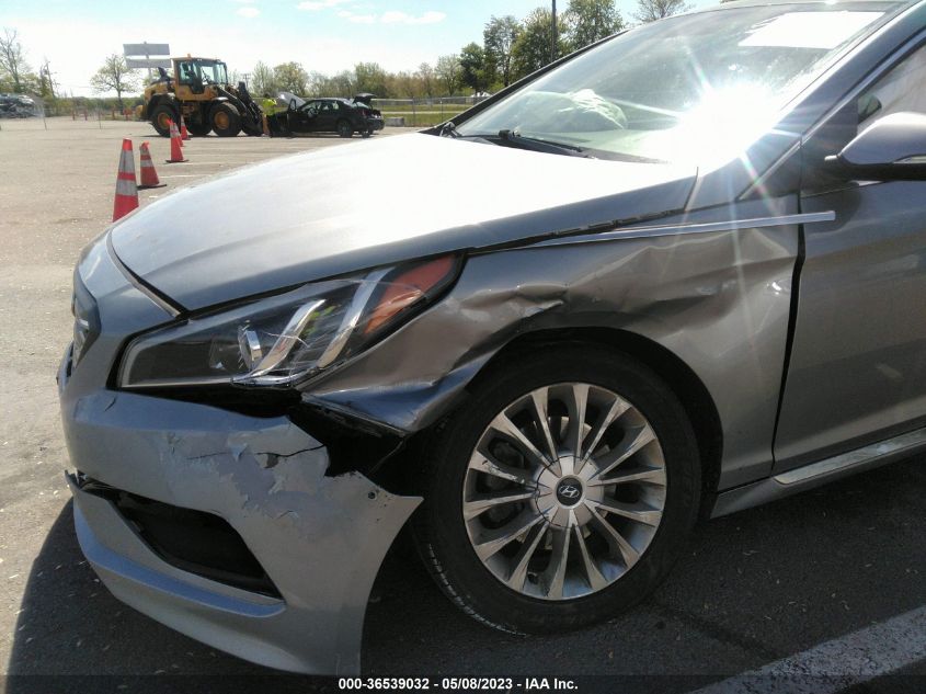 2015 HYUNDAI SONATA 2.4L LIMITED - 5NPE34AF8FH245308