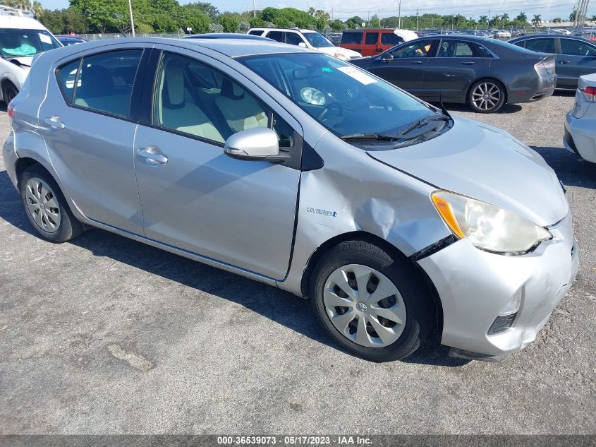 2014 TOYOTA PRIUS C ONE/THREE/TWO/FOUR - JTDKDTB36E1065636