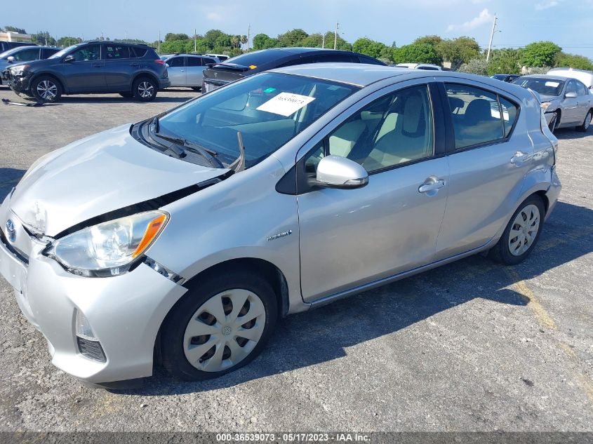 2014 TOYOTA PRIUS C ONE/THREE/TWO/FOUR - JTDKDTB36E1065636