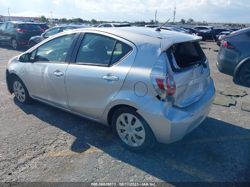 2014 TOYOTA PRIUS C ONE/THREE/TWO/FOUR - JTDKDTB36E1065636