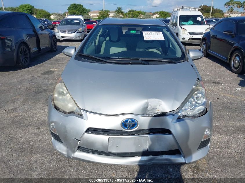 2014 TOYOTA PRIUS C ONE/THREE/TWO/FOUR - JTDKDTB36E1065636