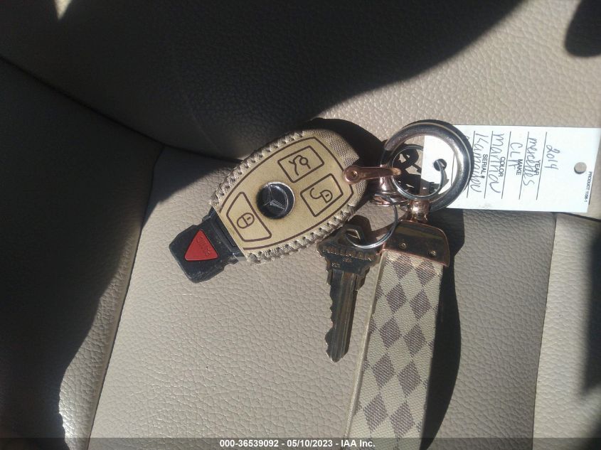 2014 MERCEDES-BENZ CLA-CLASS CLA 250 - WDDSJ4GBXEN134096