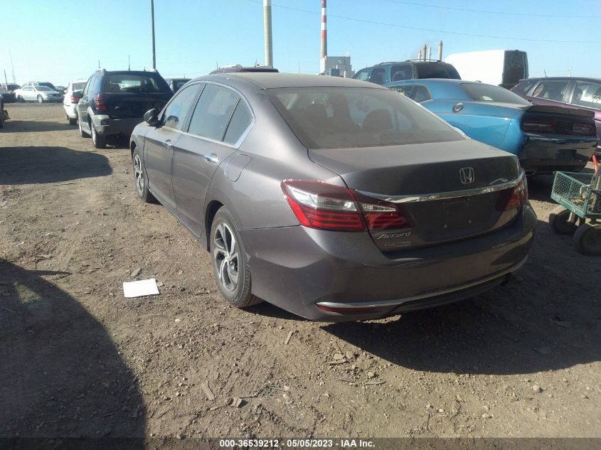 2017 HONDA ACCORD SEDAN LX - 1HGCR2F38HA291824